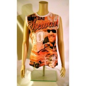 NASCAR TONY STEWART Shirt Tank Top All Over Print Car Racing NOS 2007